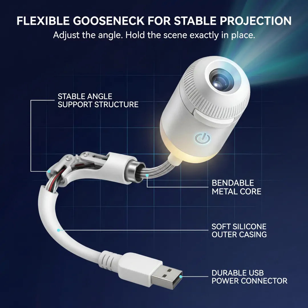 🌌BVJ® 💡5D Mini Star Projector — Dynamic Galaxy Lighting for Bedrooms, Cars & Relaxing Nights🔥