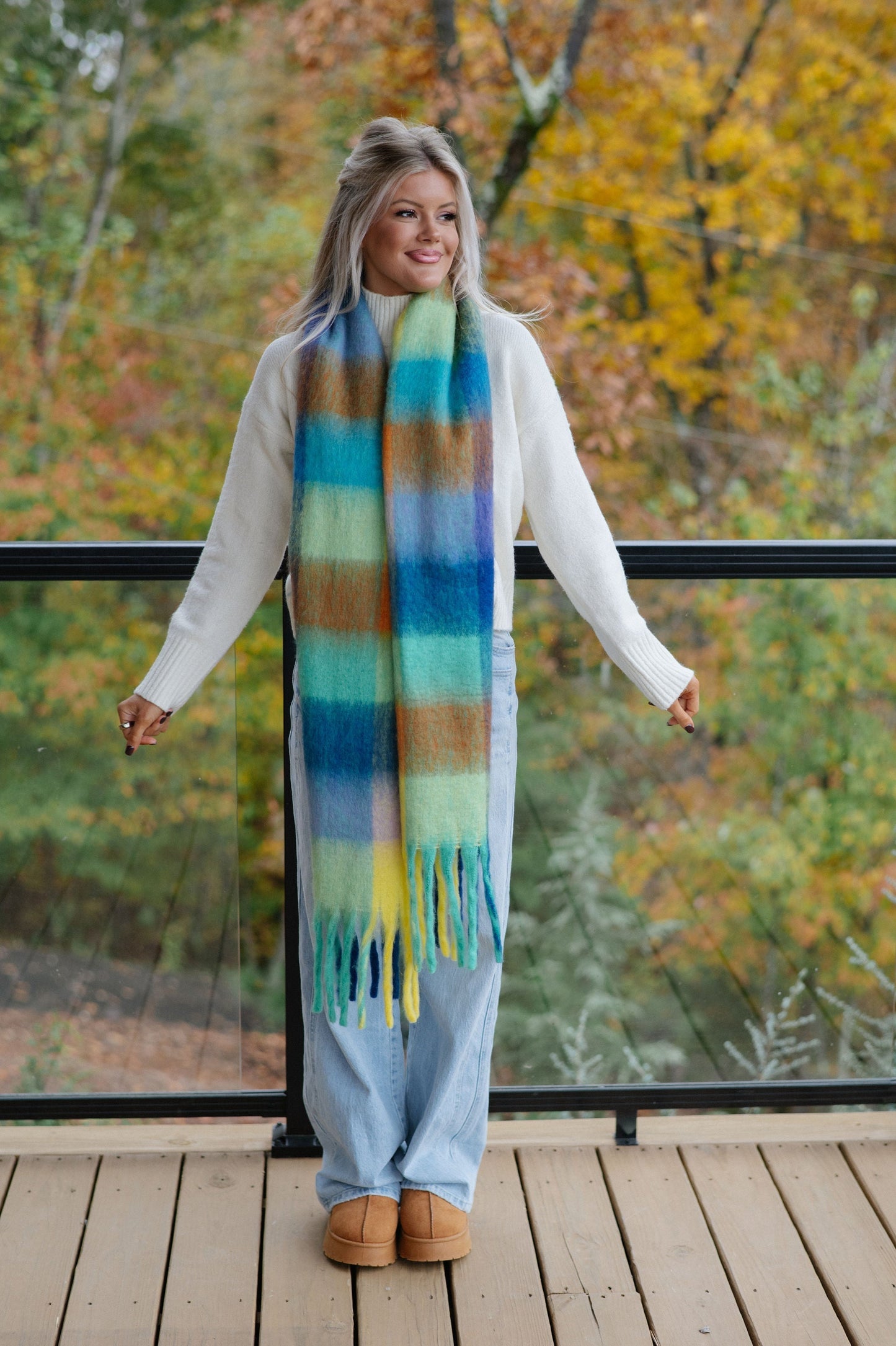 Scarf-Blue/Orange