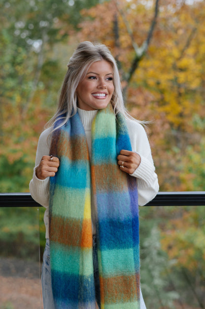 Scarf-Blue/Orange