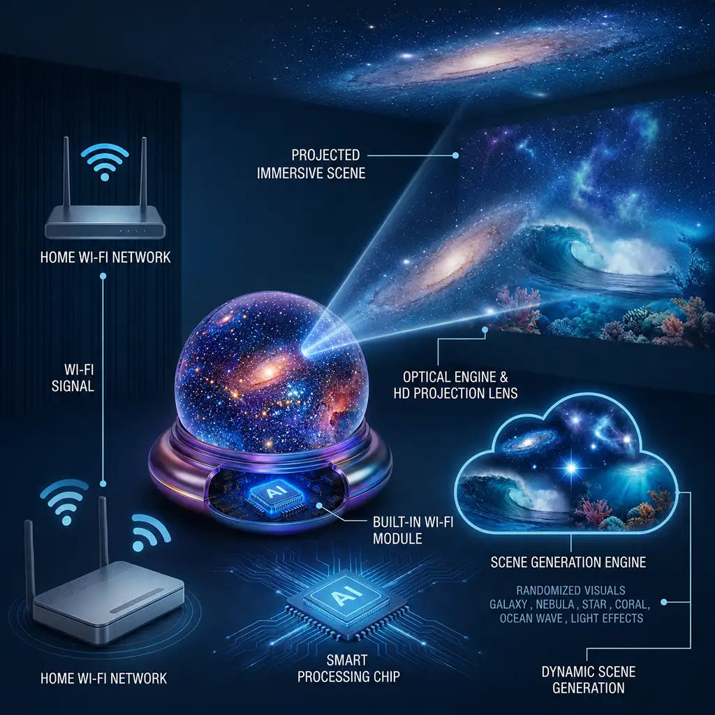 BVJ®🔮 Night Light Projector